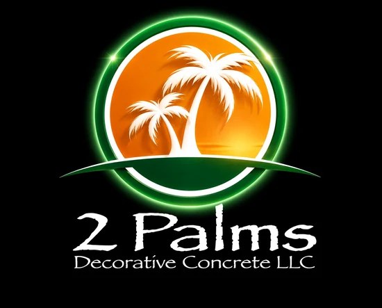 2 Palms Decorative Concrete LLC Logo