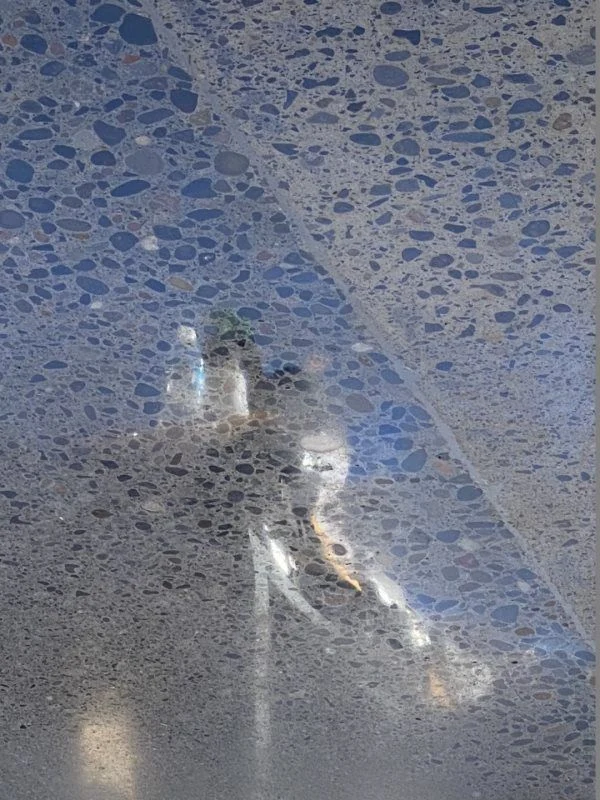 Dual-Slab Garage Repair & Polish — Brush Prairie, WA — Glass Finish